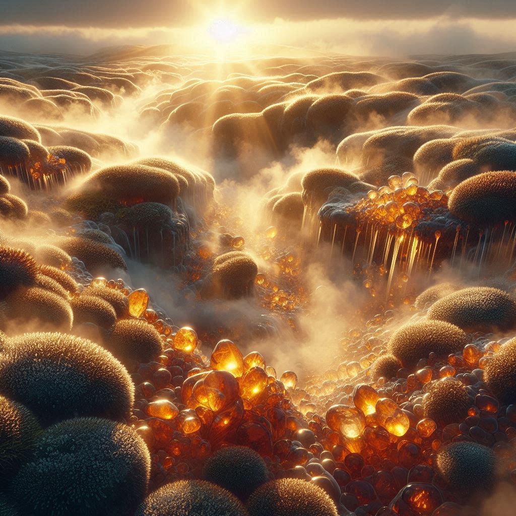 Weaker crystals charge in the sun using the age old concentration technique at a secret location